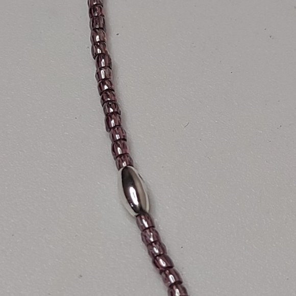 Decorative Large Shell Pendant Necklace With Flowers 21 1/4 Inches Long - Picture 9 of 12